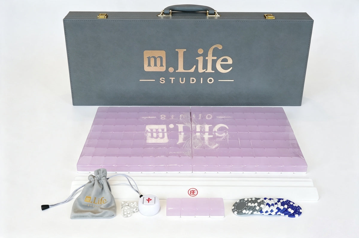 Lilac Mist Mahjong Set (37)