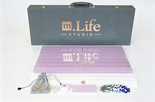 Lilac Mist Mahjong Set (37)
