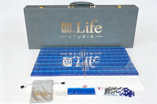 Sapphire Sparkle Mahjong Set (37)