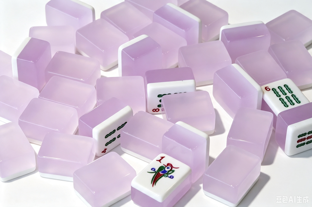 Lilac Mist Mahjong Set (37)