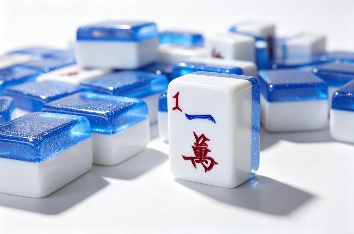 Sapphire Sparkle Mahjong Set (37)