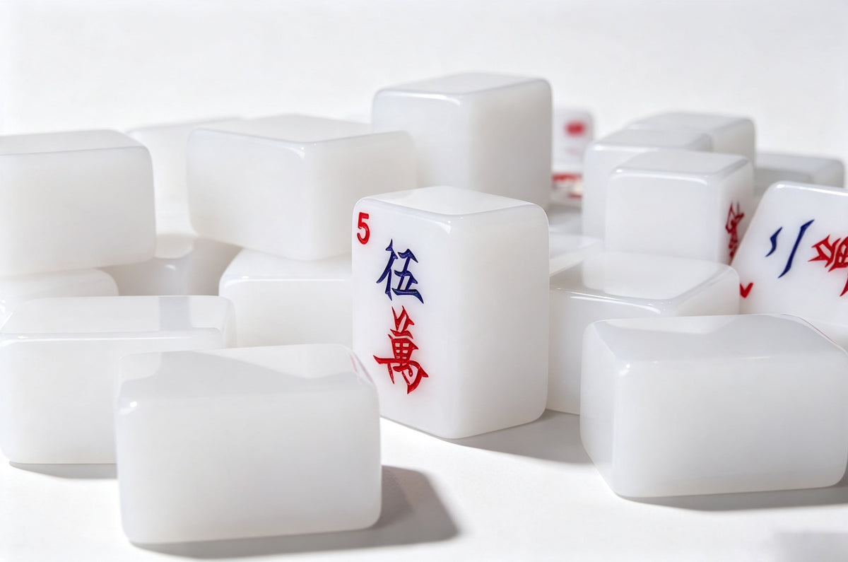Cream White Mahjong Set (37)