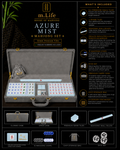 Azure Mist Mahjong Set