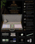 Translucent Green Mahjong Set