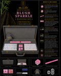 Blush Sparkle Mahjong Set