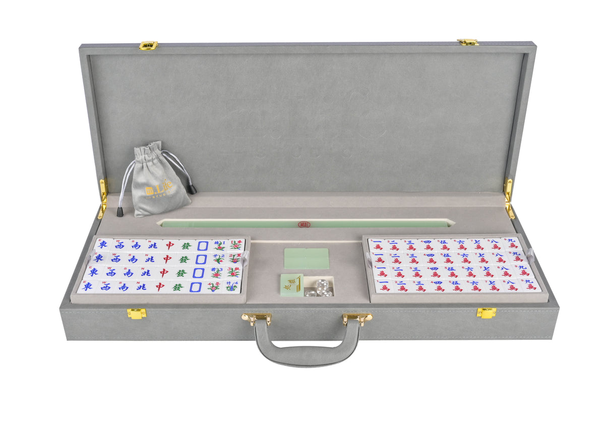 Translucent Green Mahjong Set
