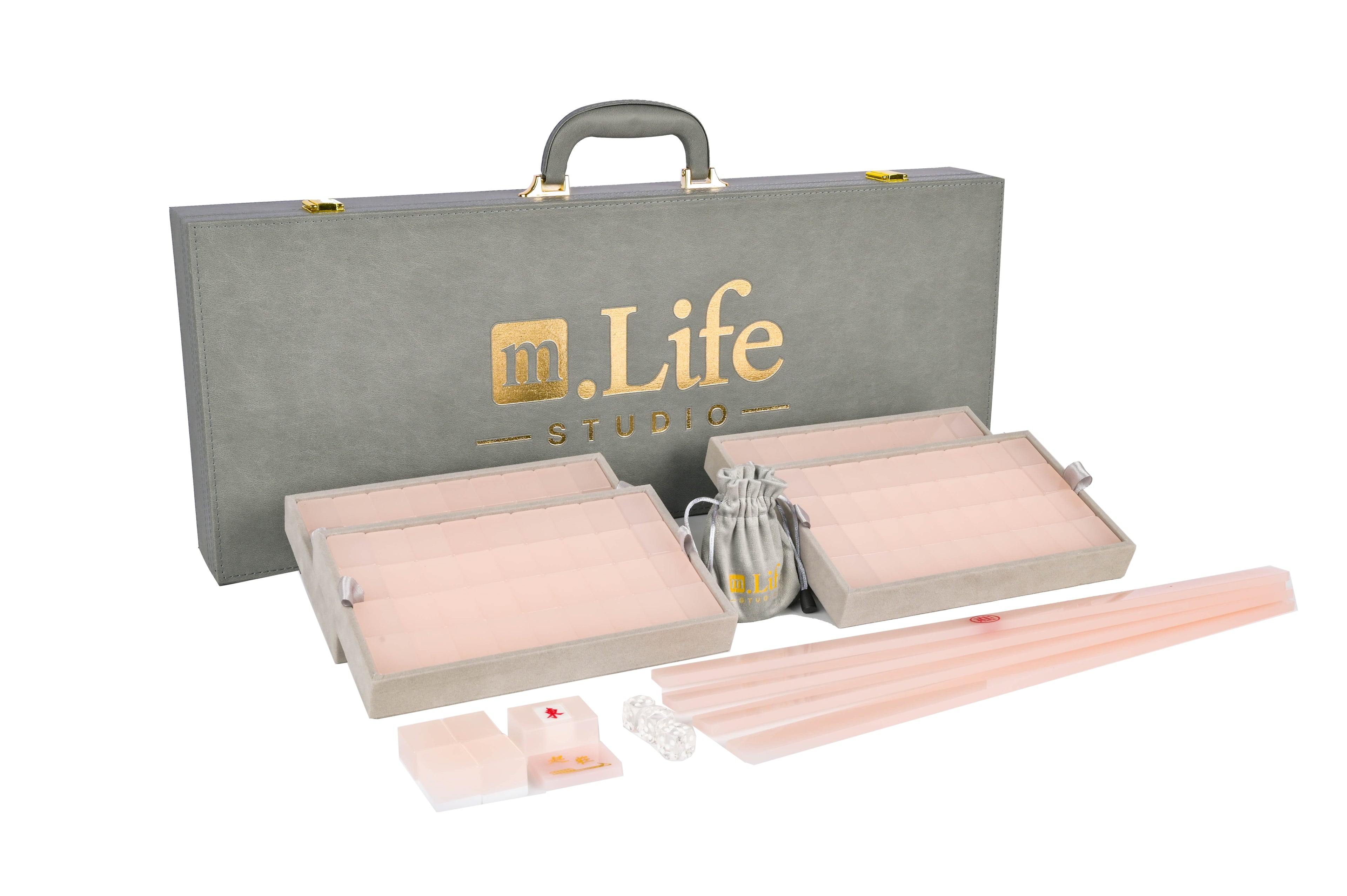 Champagne Sand Mahjong Set
