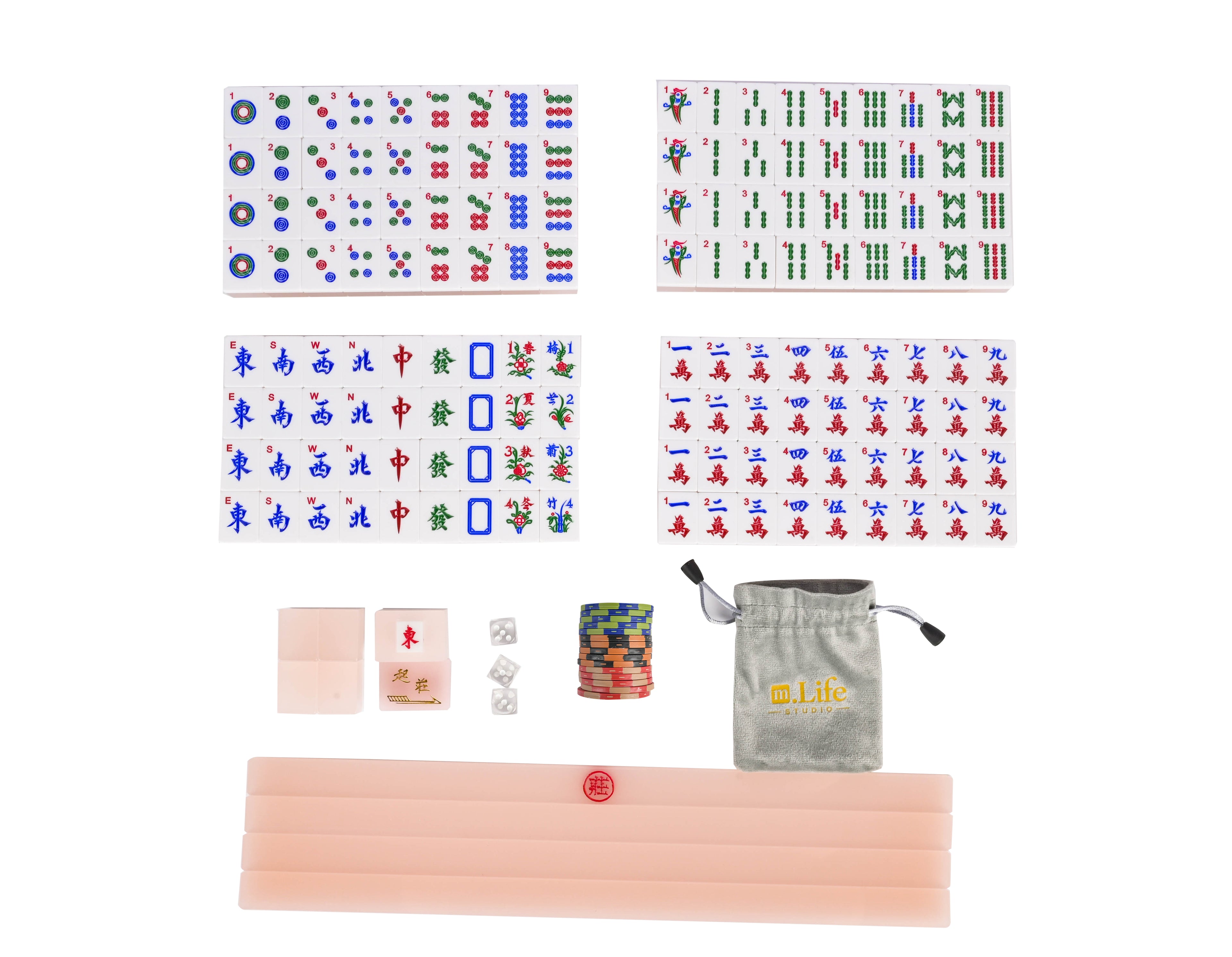 Champagne Sand Mahjong Set
