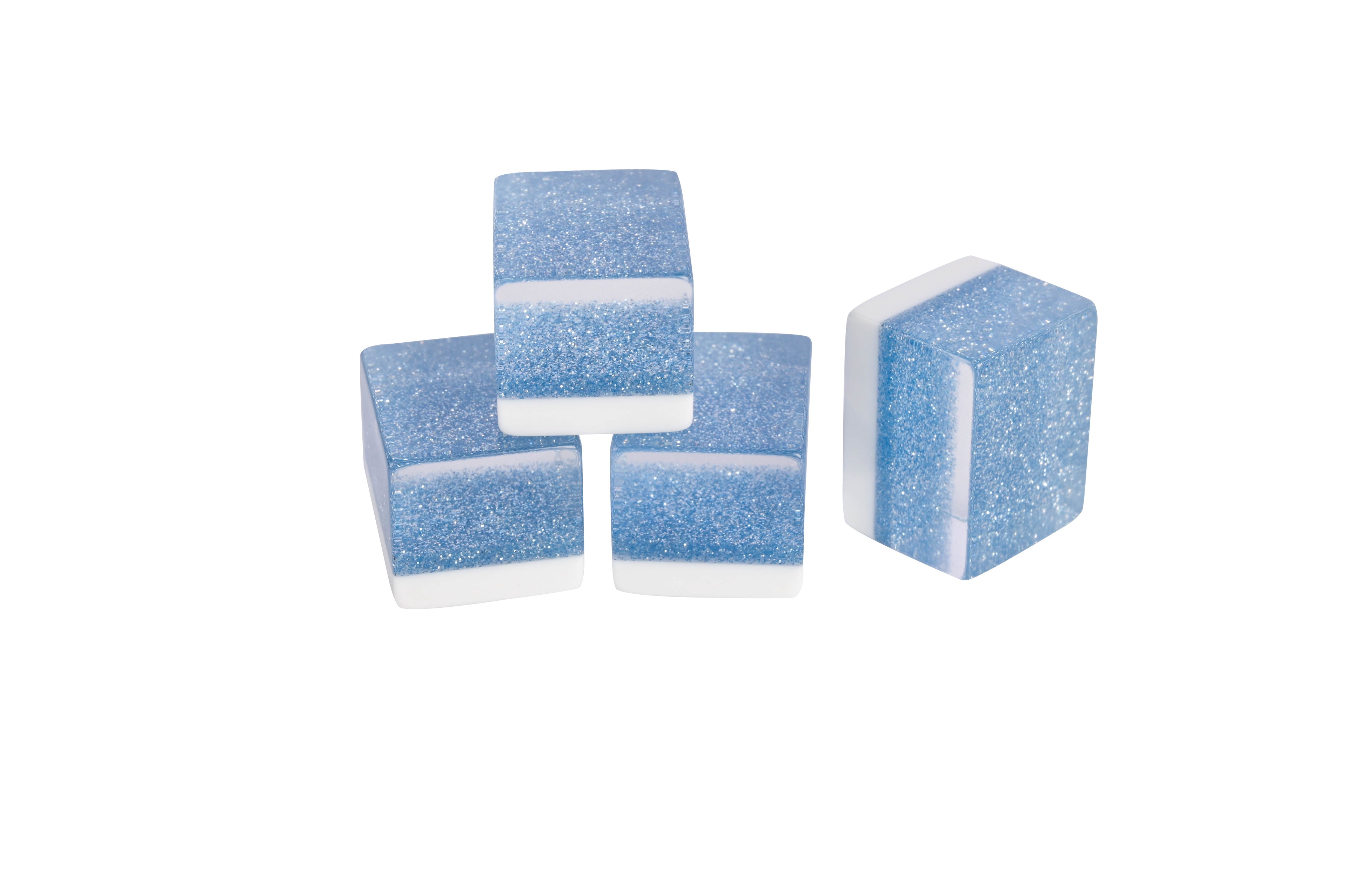 Azure Sparkle Mahjong Set