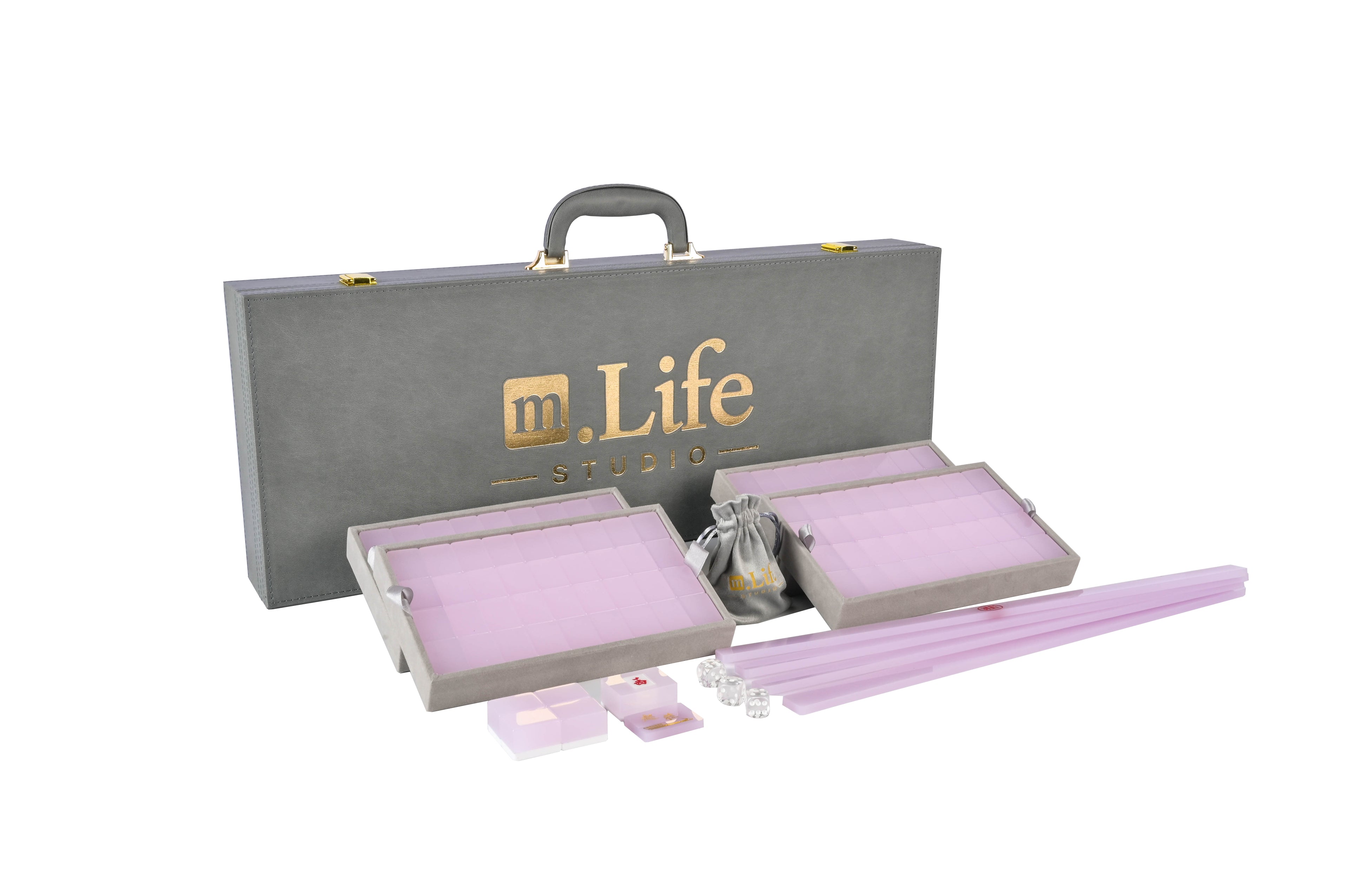 Lilac Mist Mahjong Set