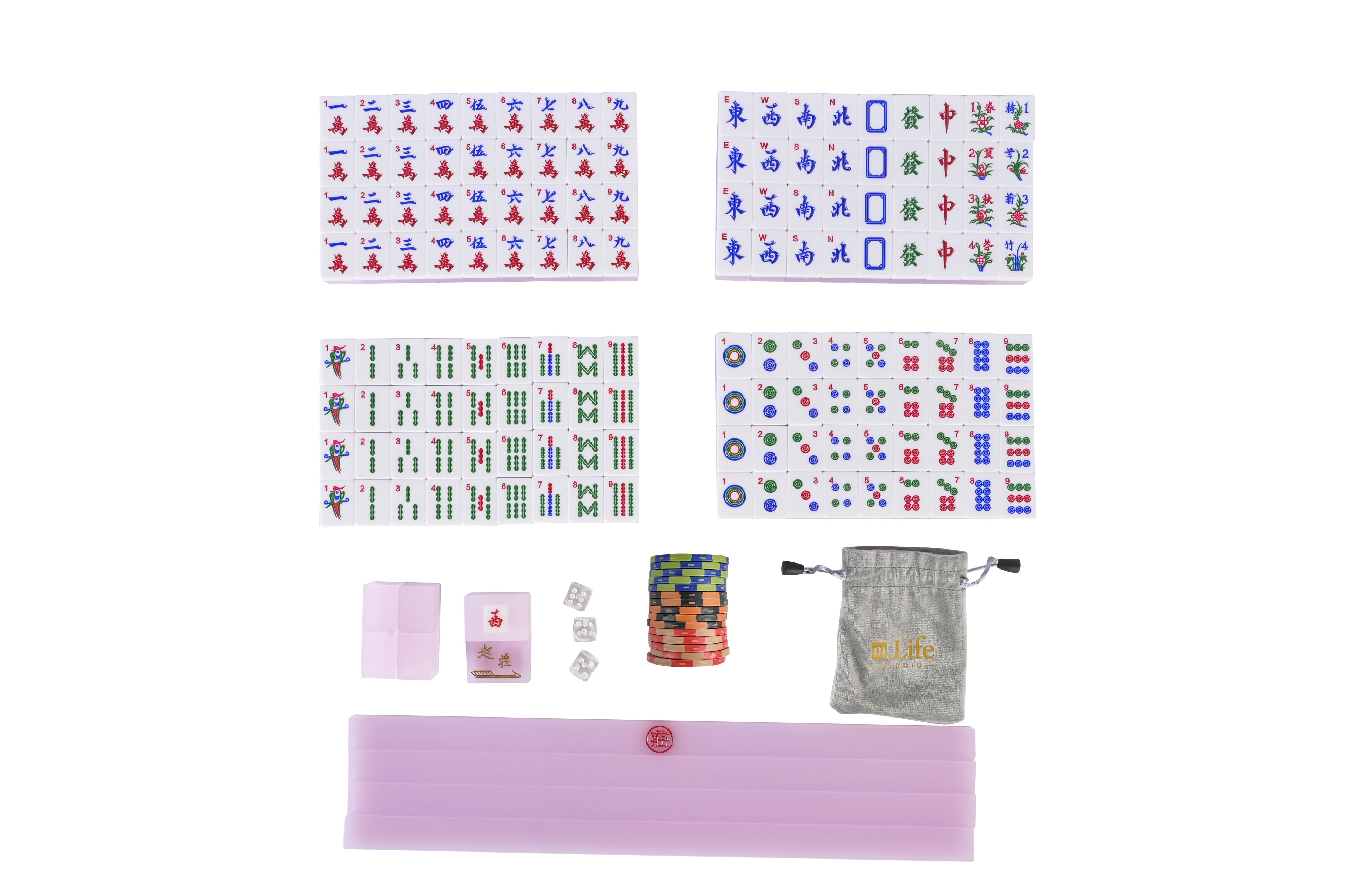 Lilac Mist Mahjong Set