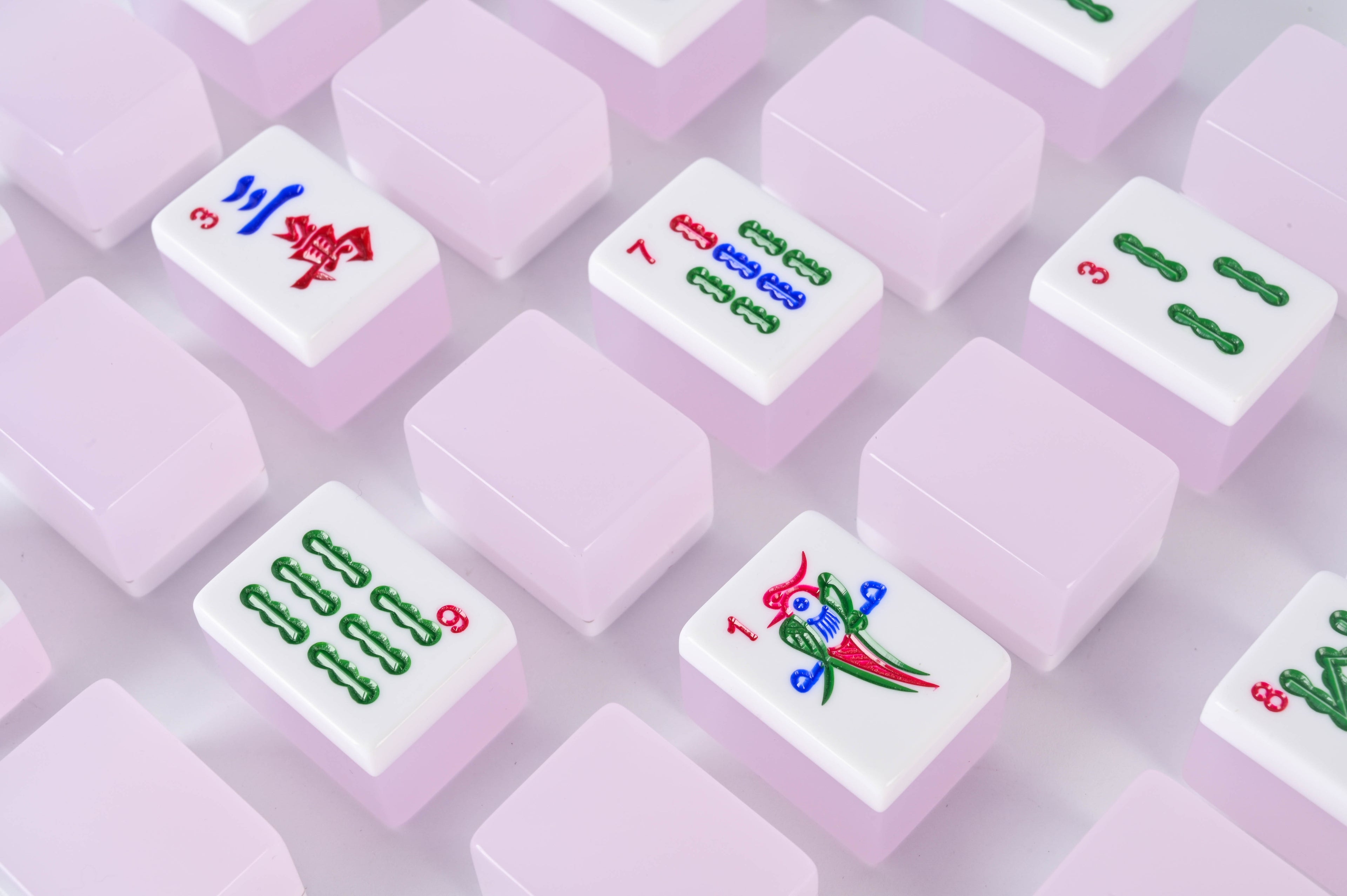 Lilac Mist Mahjong Set