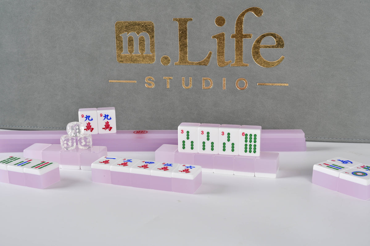Lilac Mist Mahjong Set