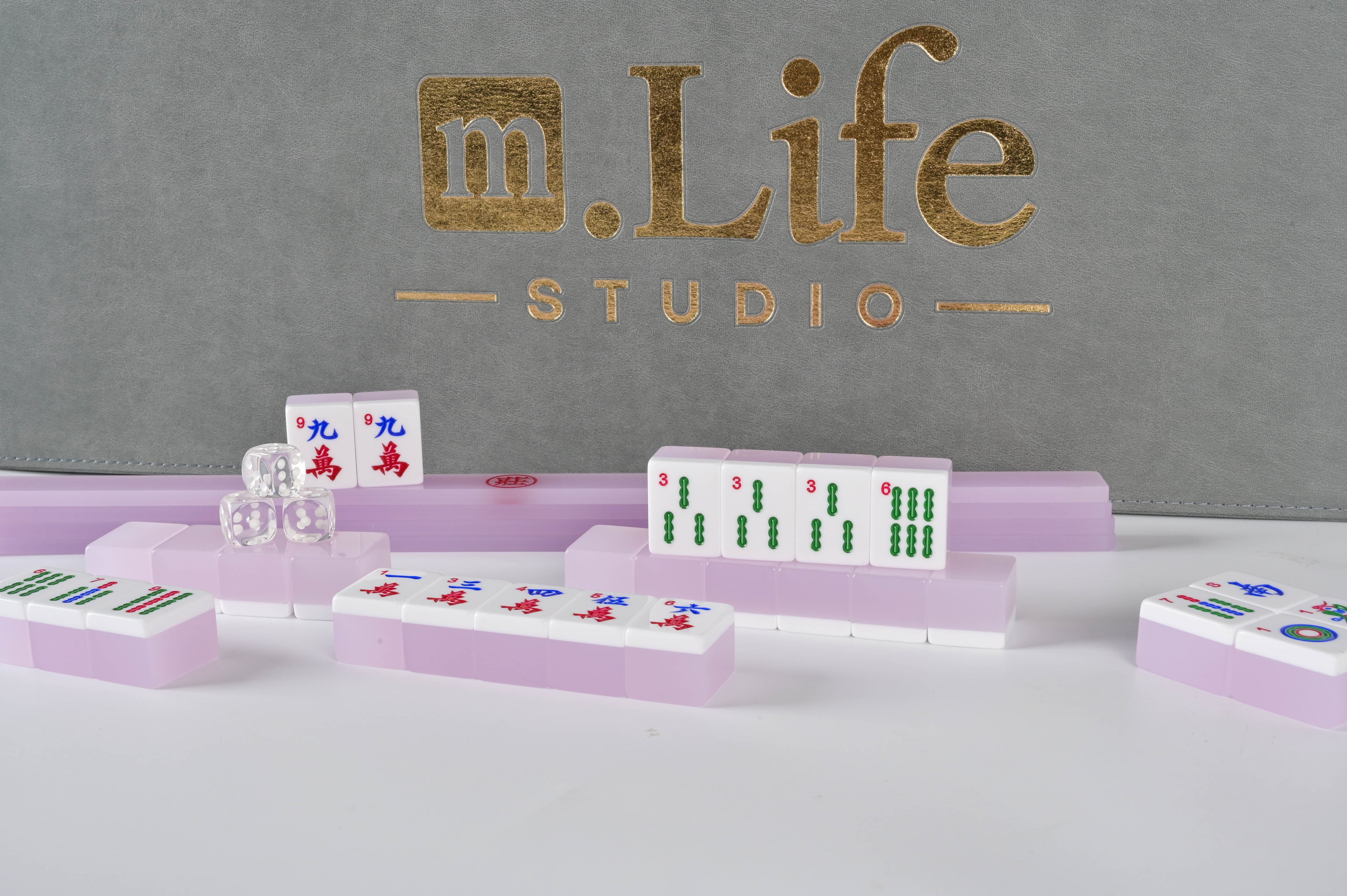 Lilac Mist Mahjong Set