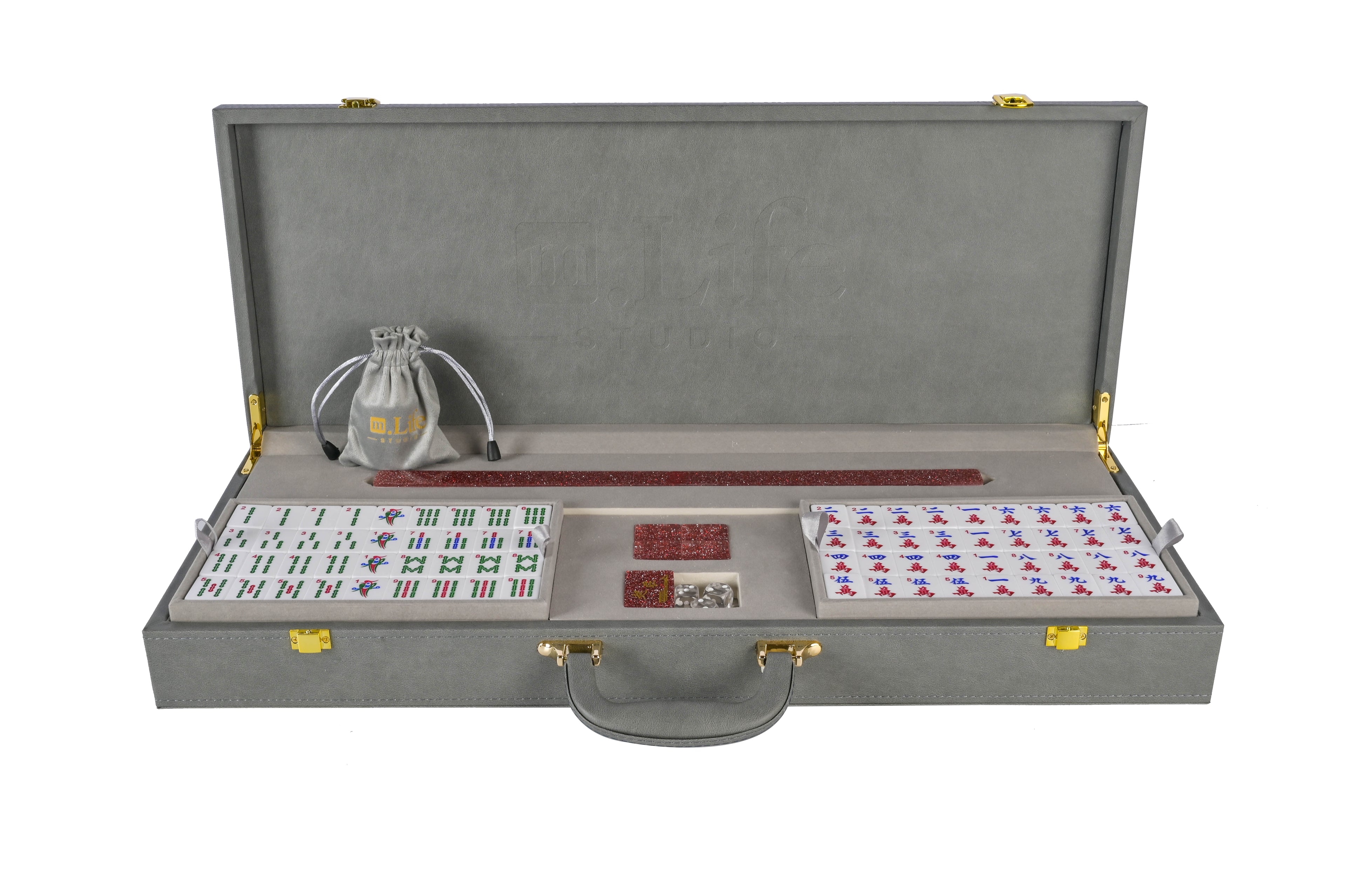 Ruby Sparkle Mahjong Set