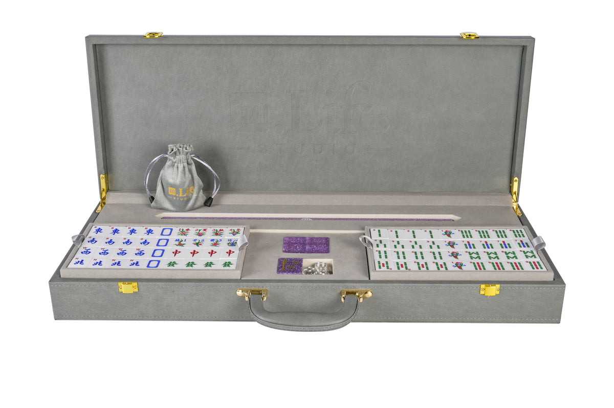Lilac Sparkle Mahjong Set