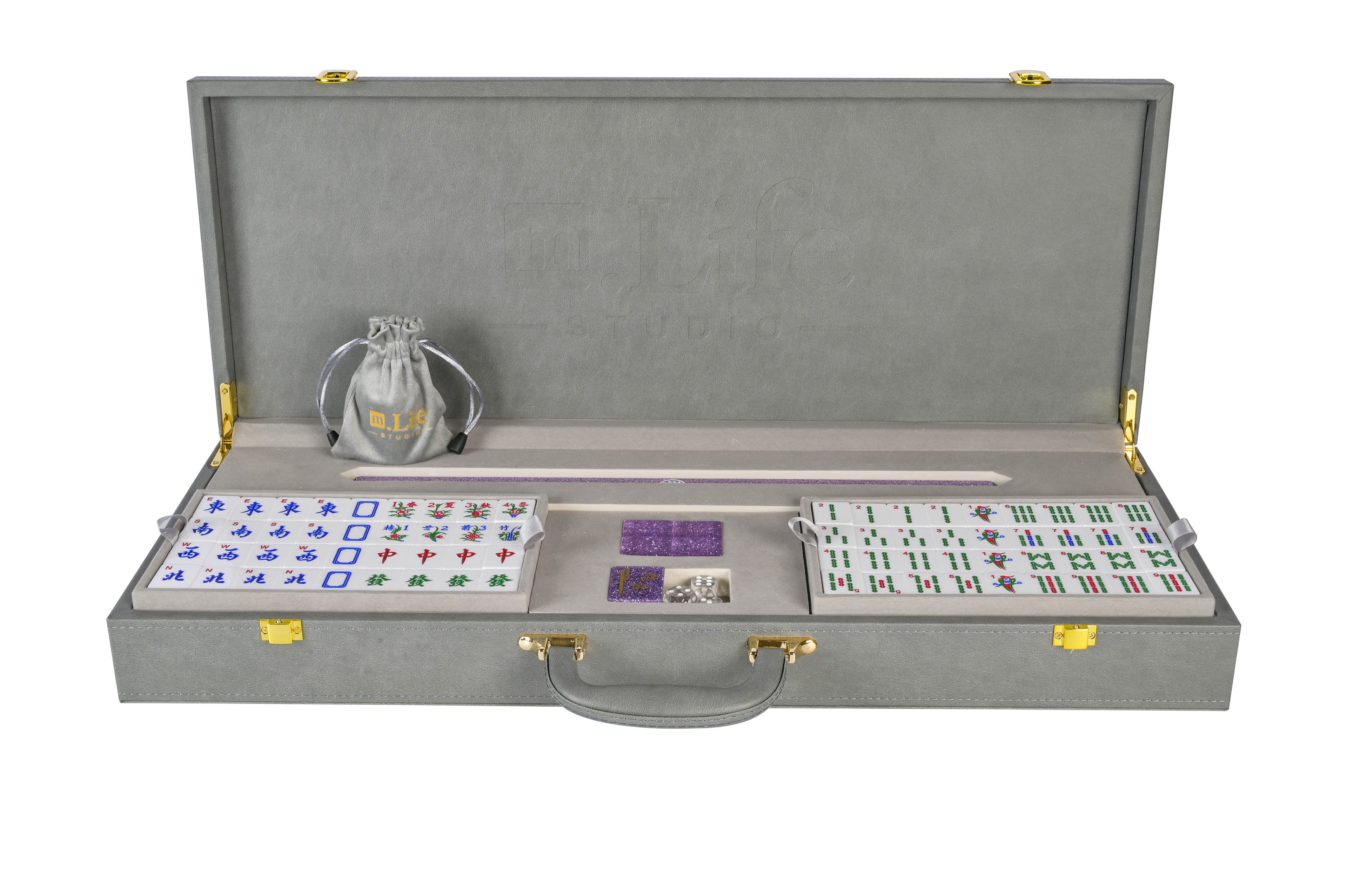 Lilac Sparkle Mahjong Set