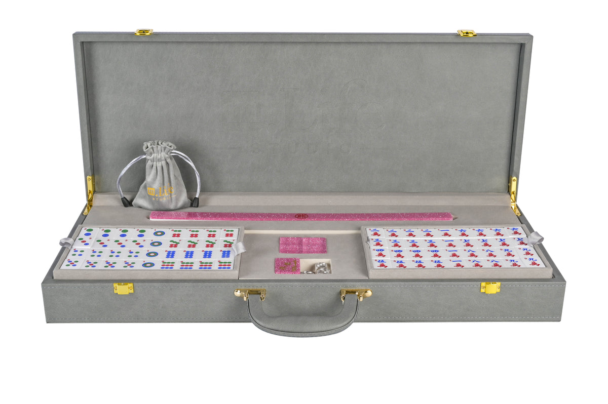 Blush Sparkle Mahjong Set