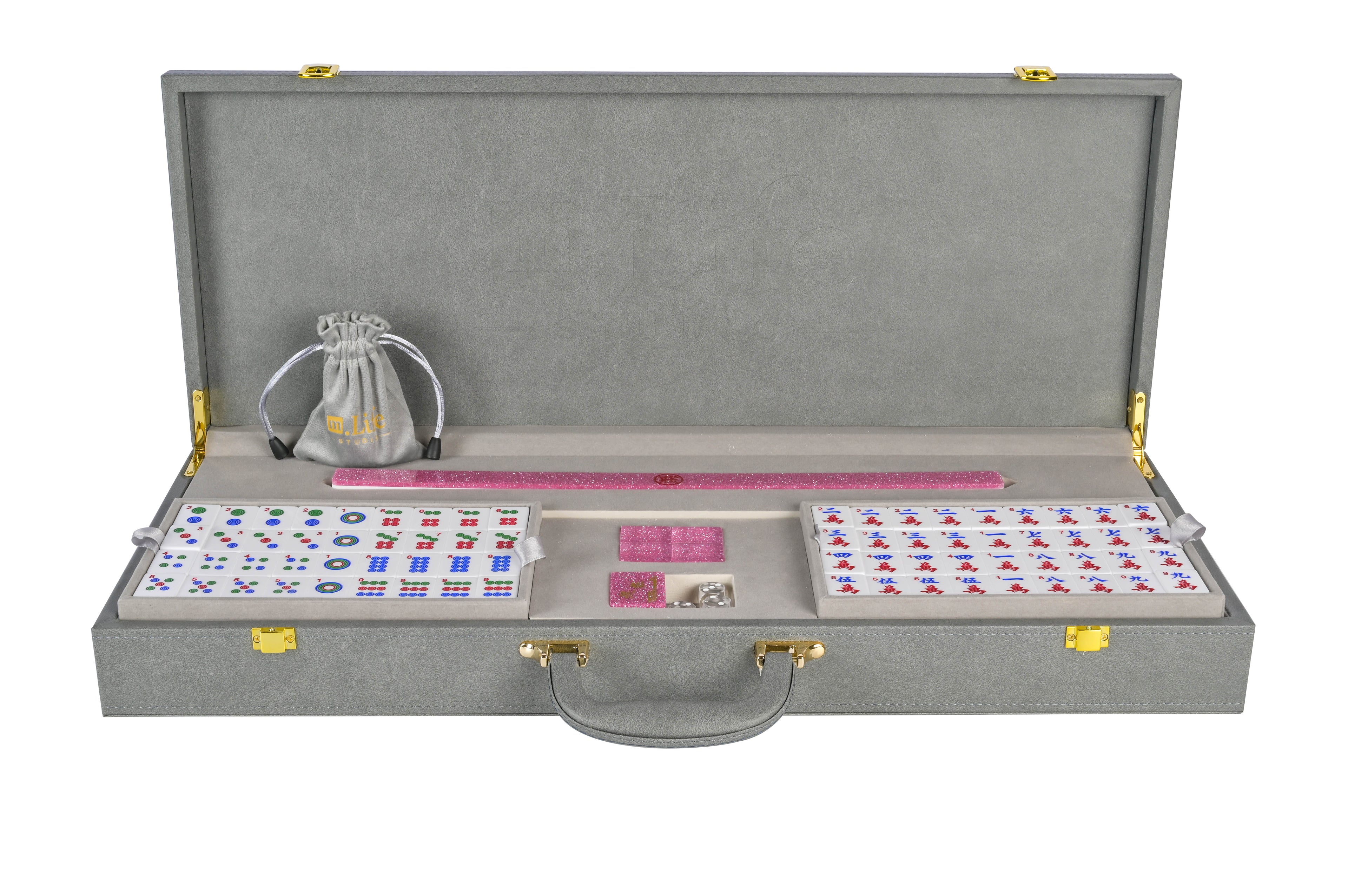 Blush Sparkle Mahjong Set
