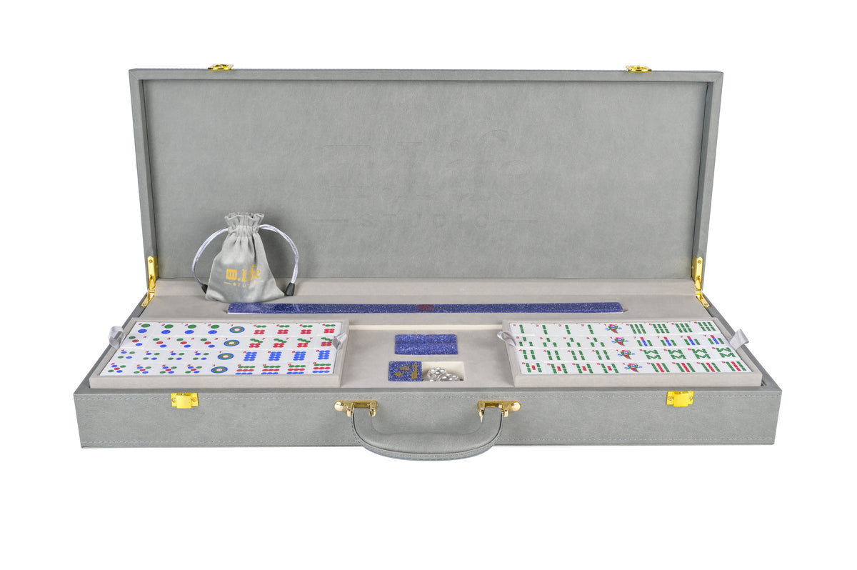 Sapphire Sparkle Mahjong Set