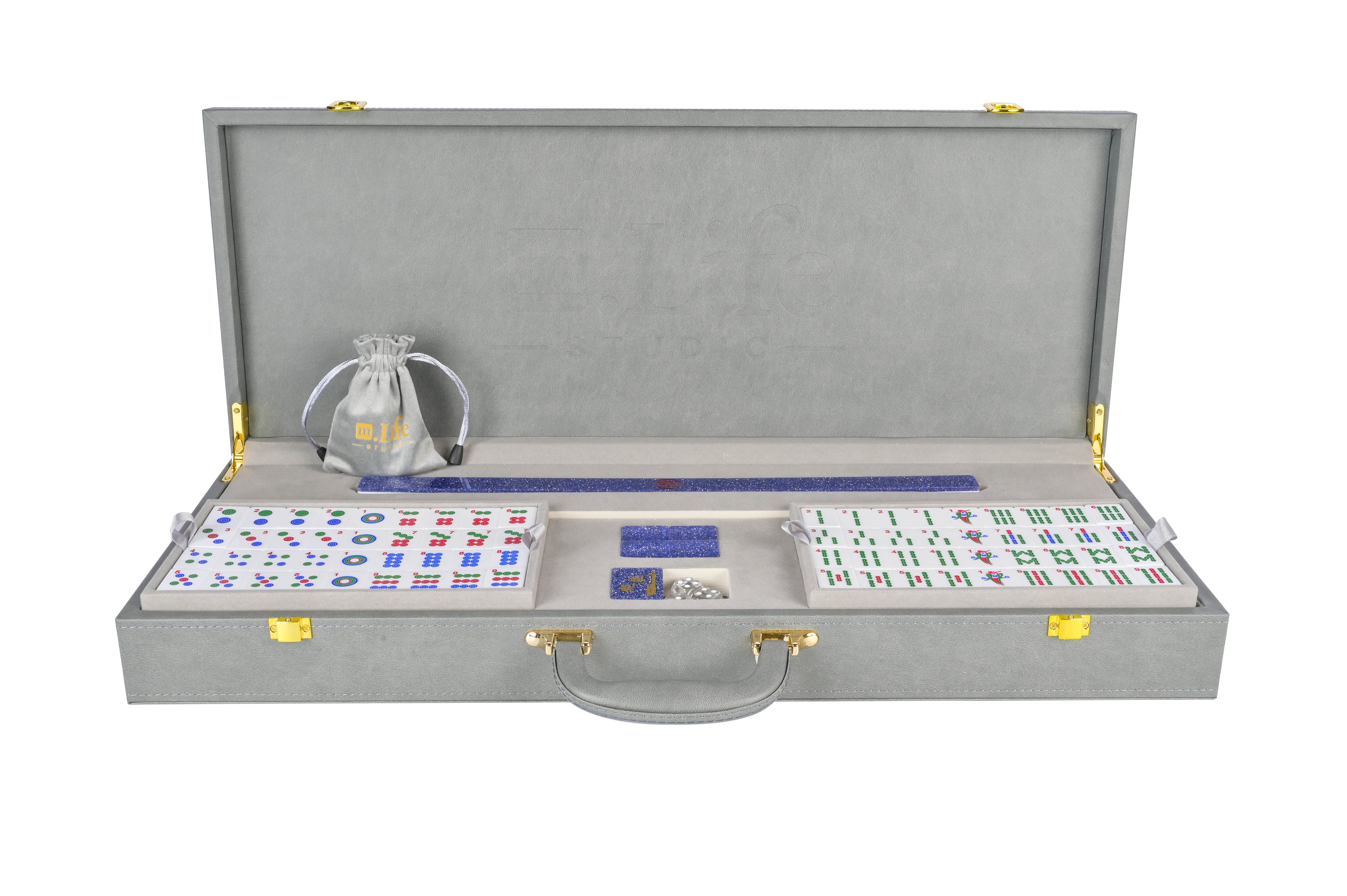 Sapphire Sparkle Mahjong Set