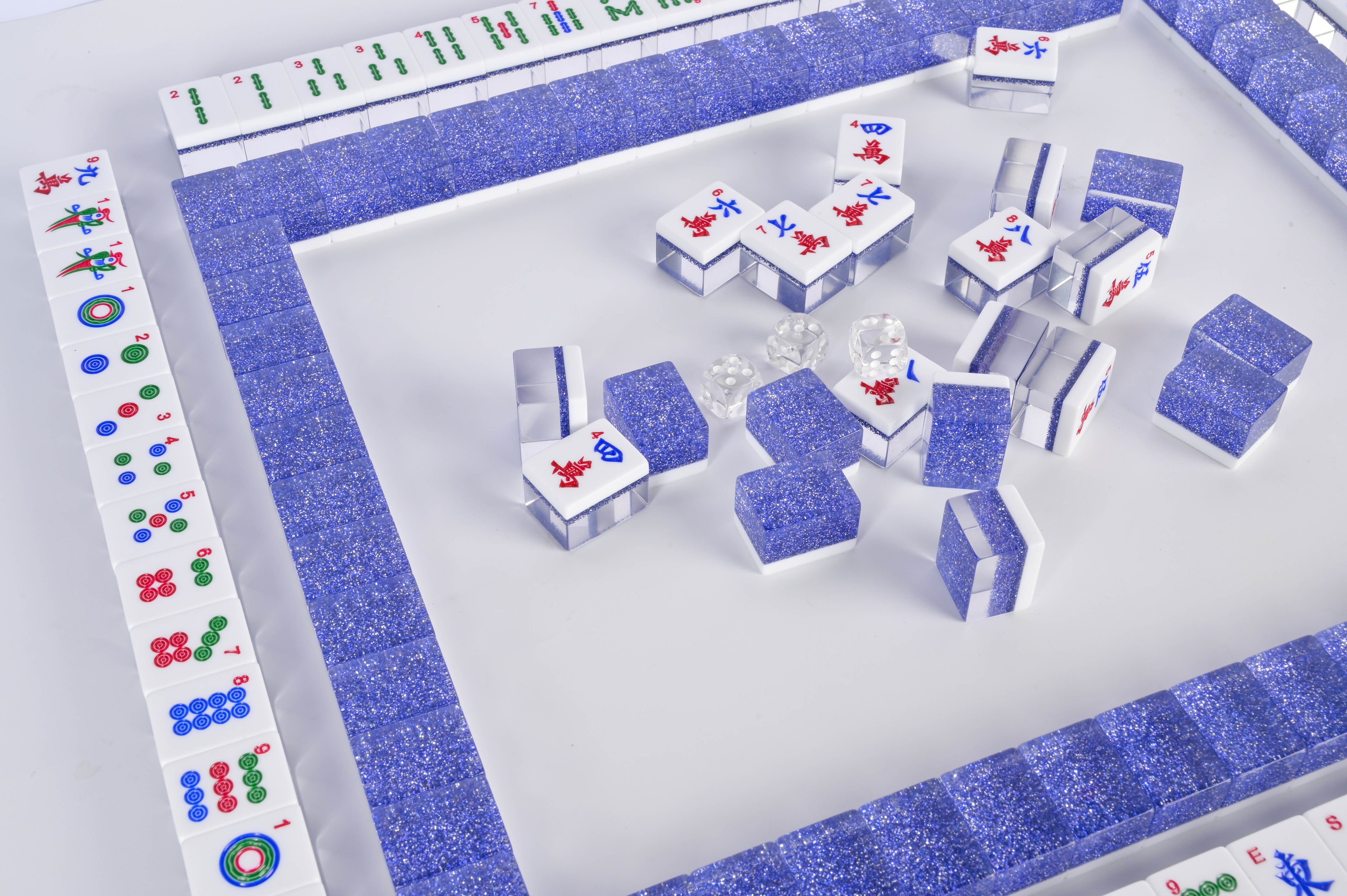 Sapphire Sparkle Mahjong Set