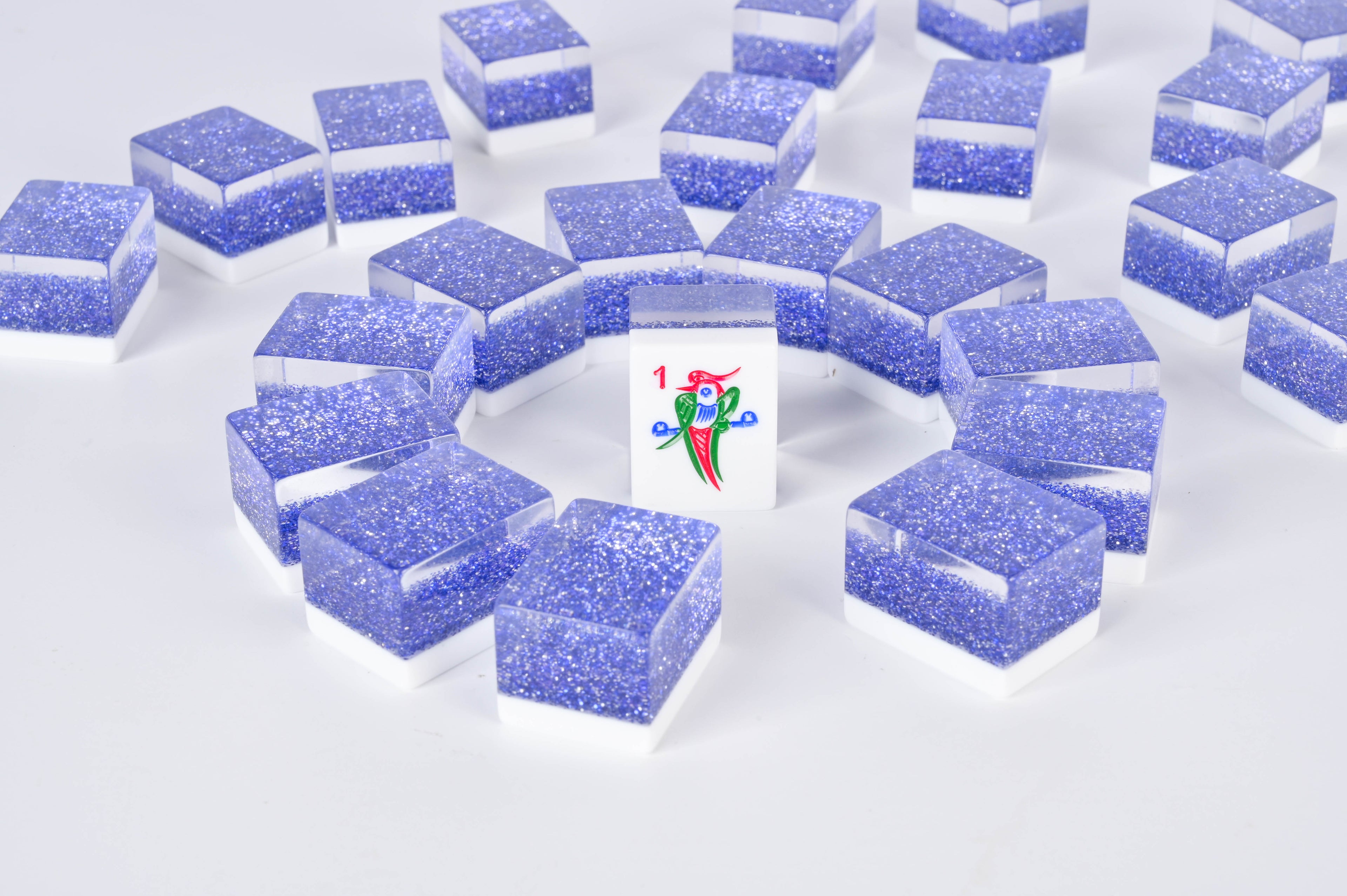 Sapphire Sparkle Mahjong Set
