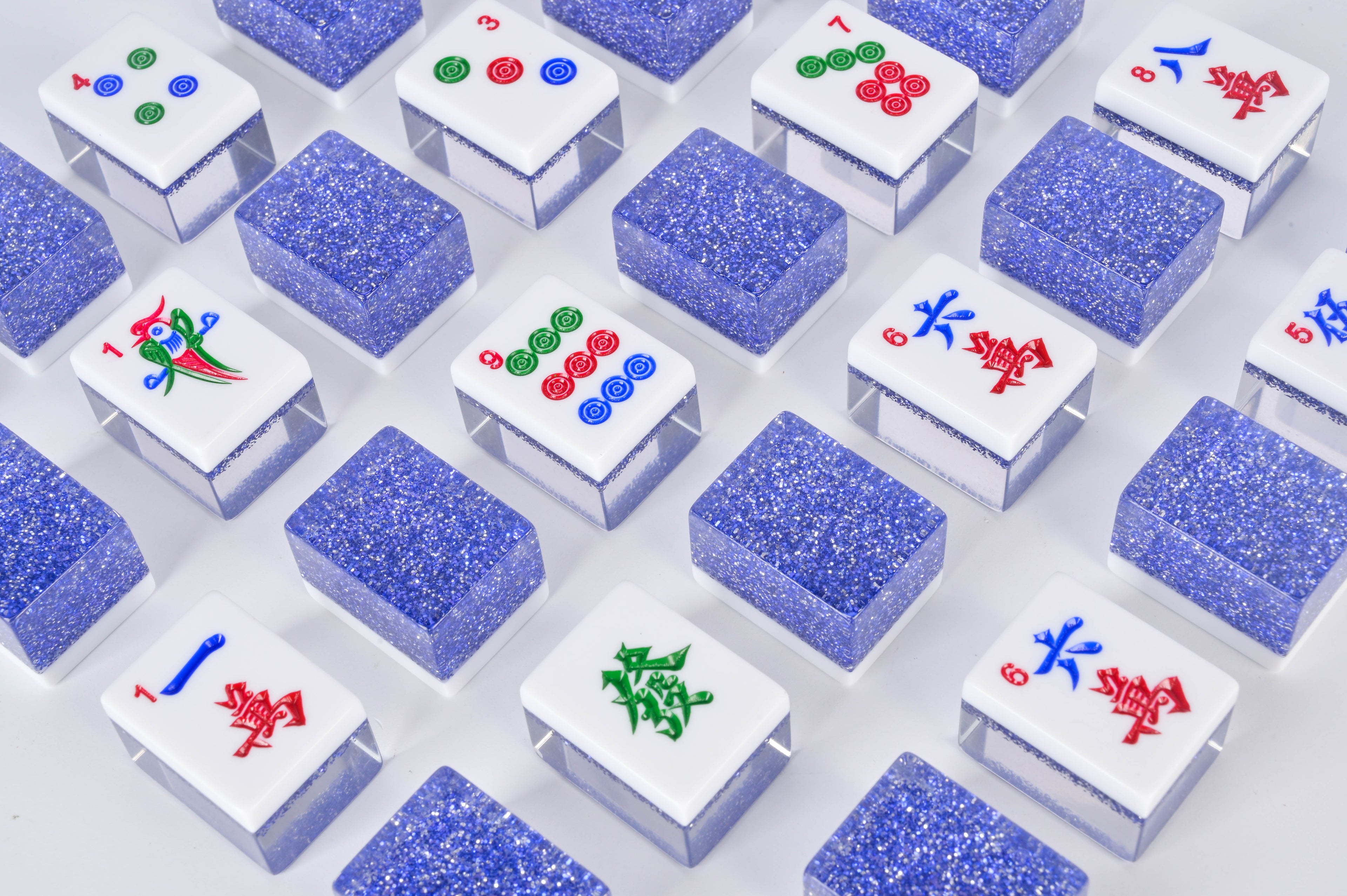Sapphire Sparkle Mahjong Set
