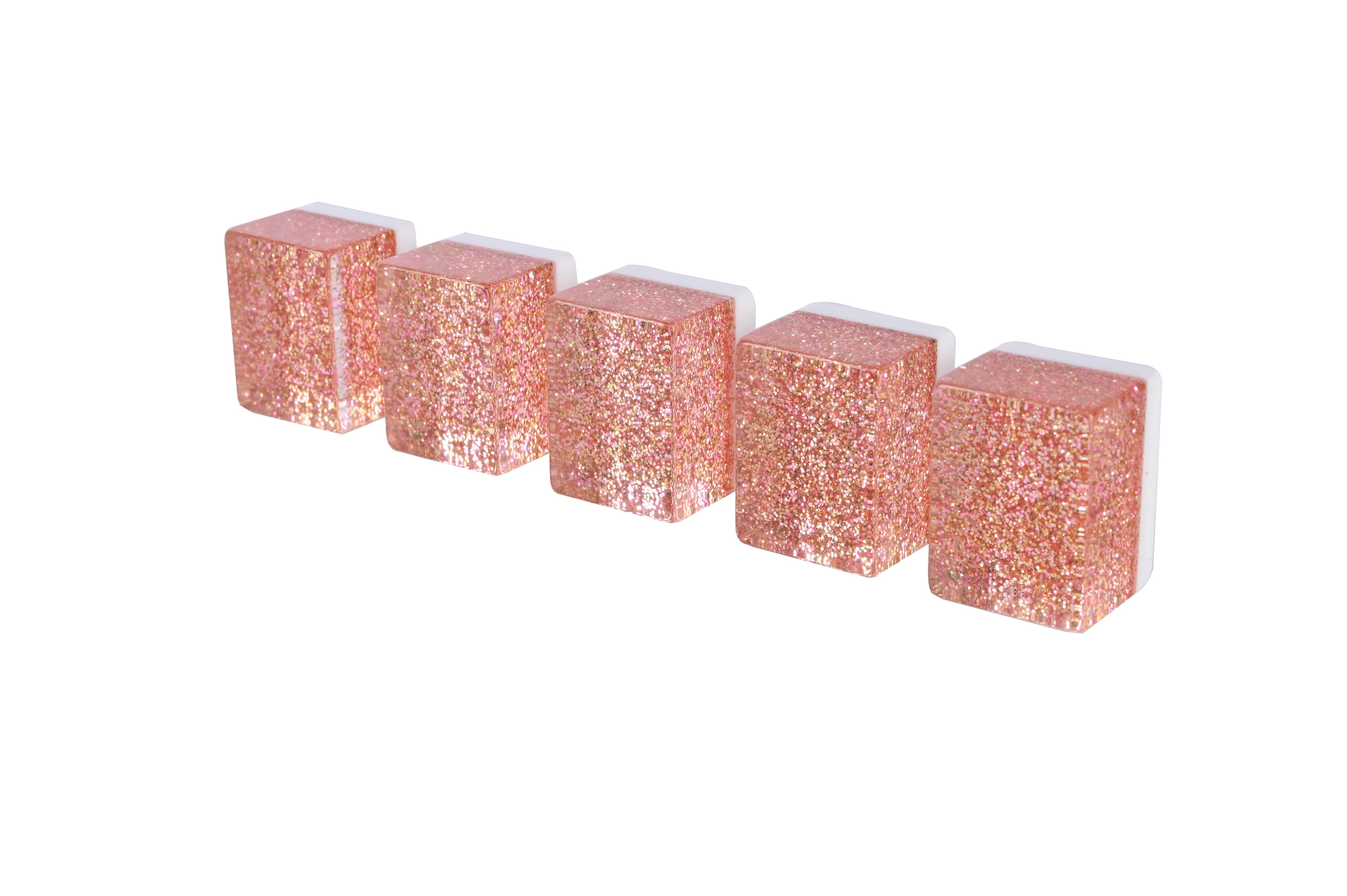 Rose Gold Sparkle Mahjong Set