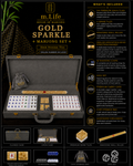 Gold Sparkle Mahjong Set