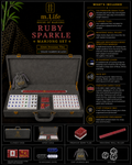Ruby Sparkle Mahjong Set