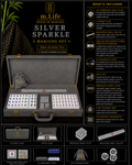Silver Sparkle Mahjong Set